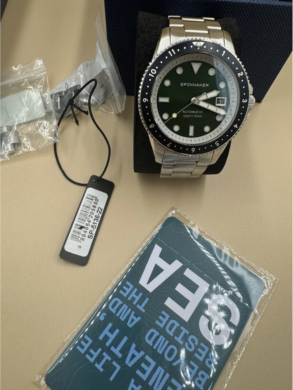 Croft Pioneer Automatic Green Stainless Steel | Green Dial Wristwatch SP-5136-22